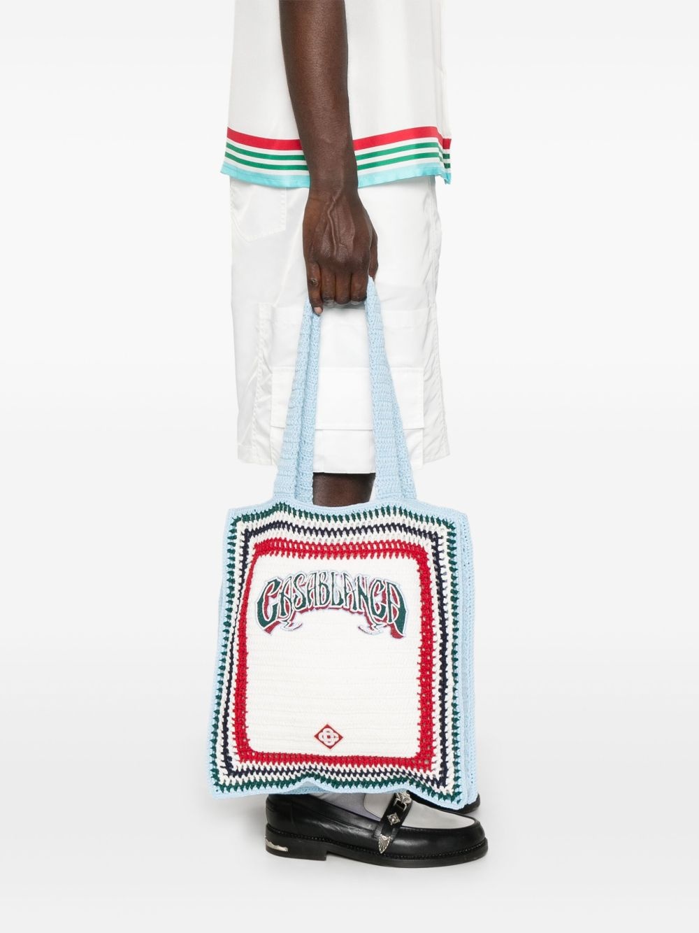 large crochet tote bag - 2
