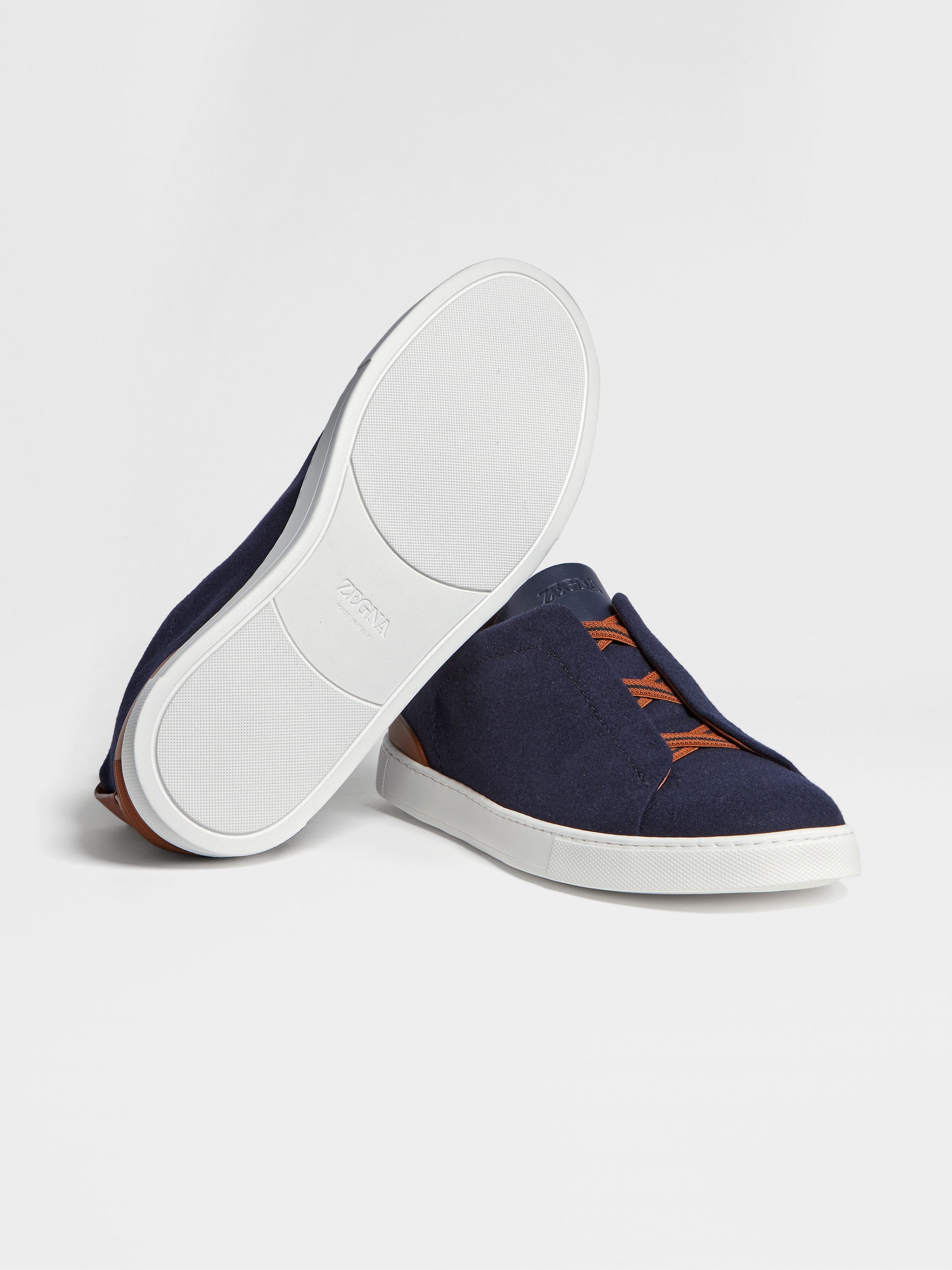 NAVY BLUE #USETHEEXISTING™ TRIPLE STITCH™ SNEAKERS - 5