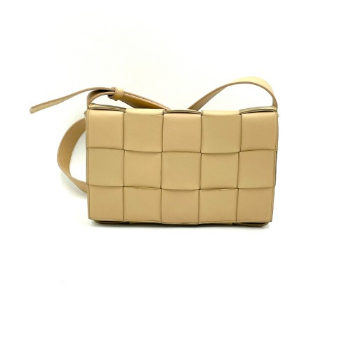 Bottega - Bottega Veneta Beige Cassette Crossbody Bag - 1