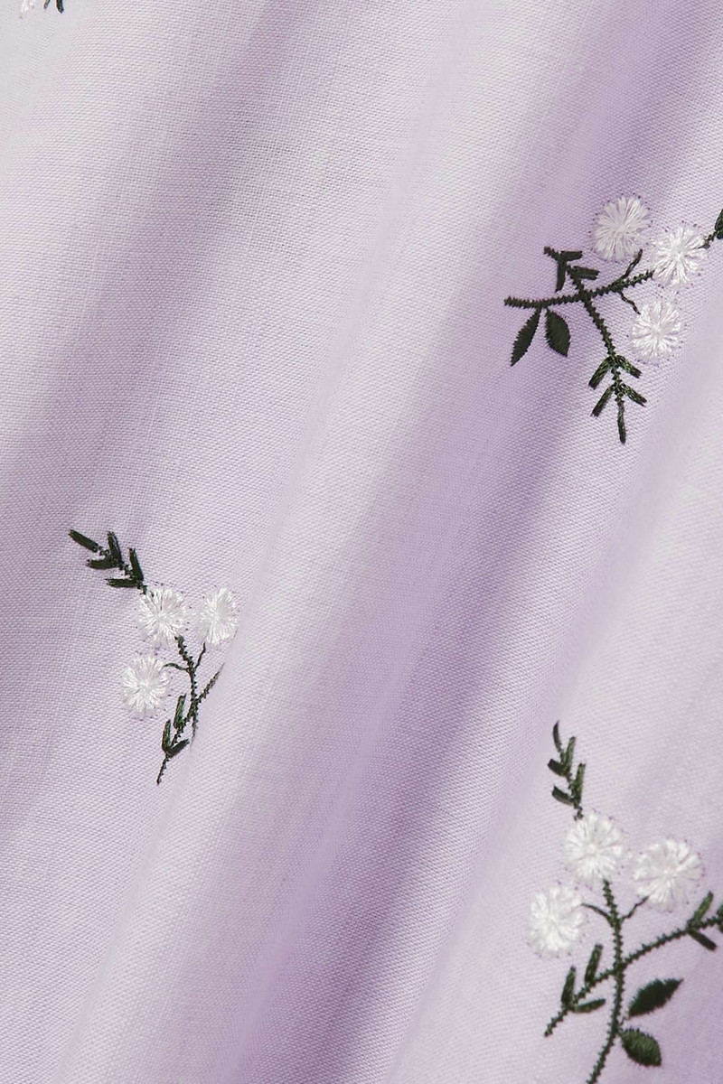 Erdem Selene embroidered cotton and linen-blend halterneck midi dress -  CR23_21694LECL SELENE DRESS | REVERSIBLE