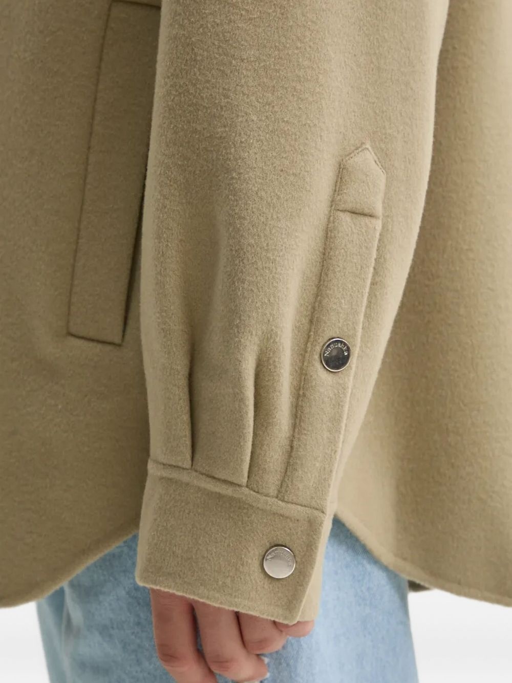 double-pocket wool shirt - 5