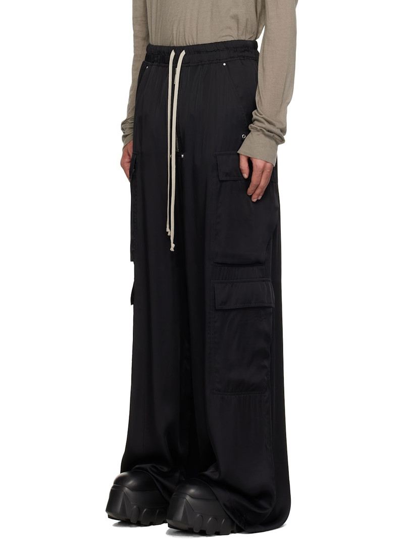 Rick Owens Black Hollywood Cargobelas Cargo Pants outlook