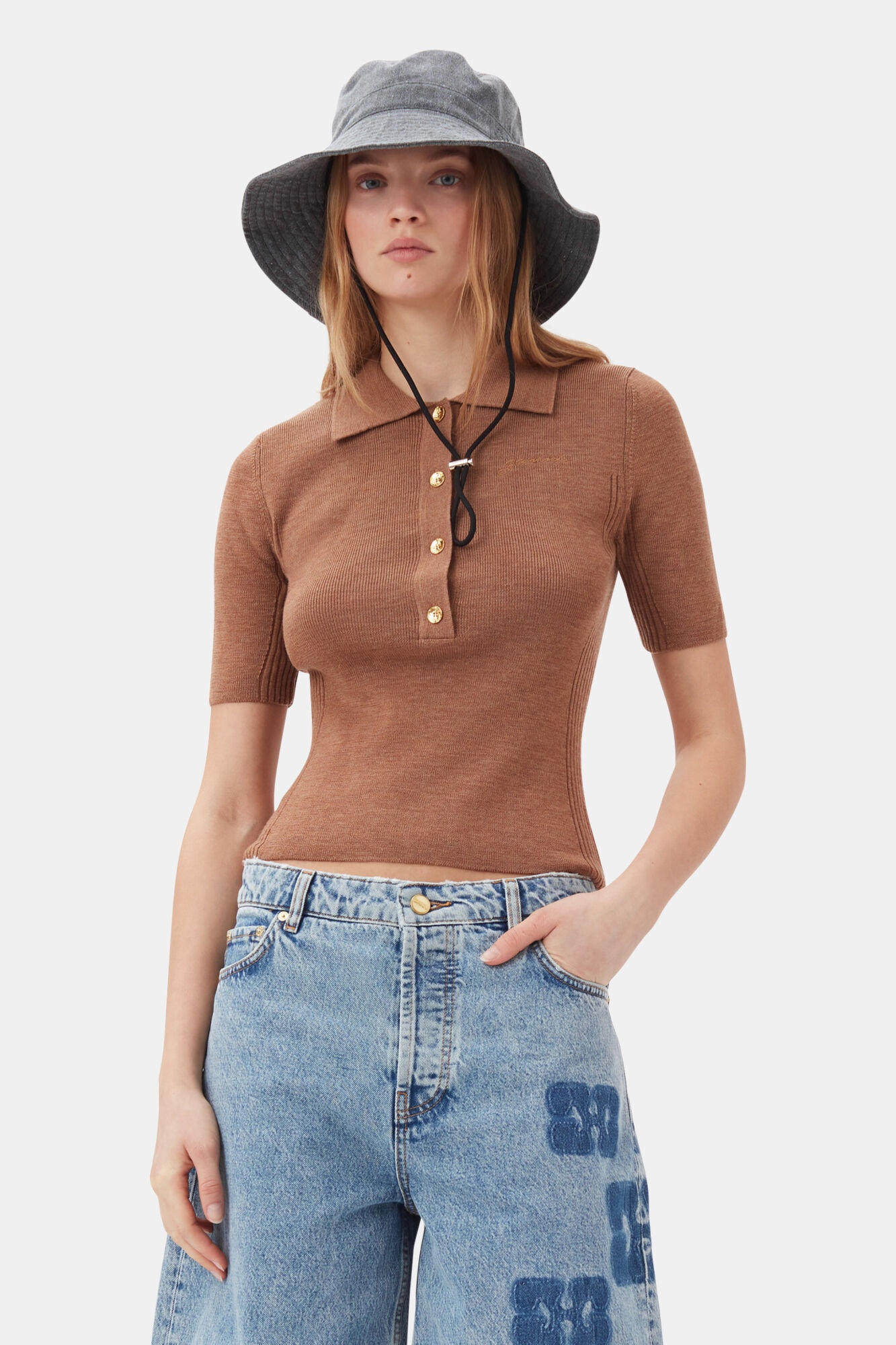BLACK BUCKET HAT - 3