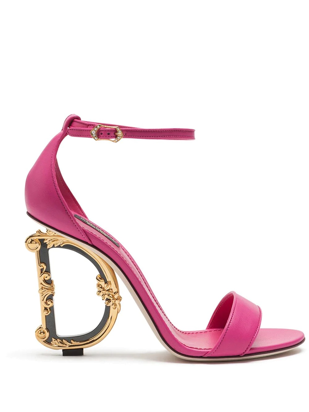 105 mm Keira baroque logo sandals - 1