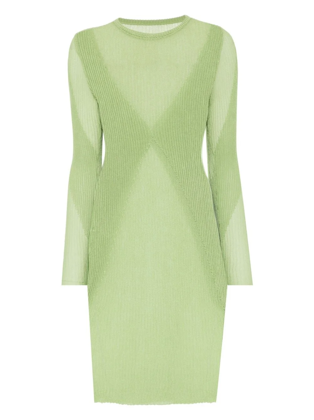 knitted mini dress - 1