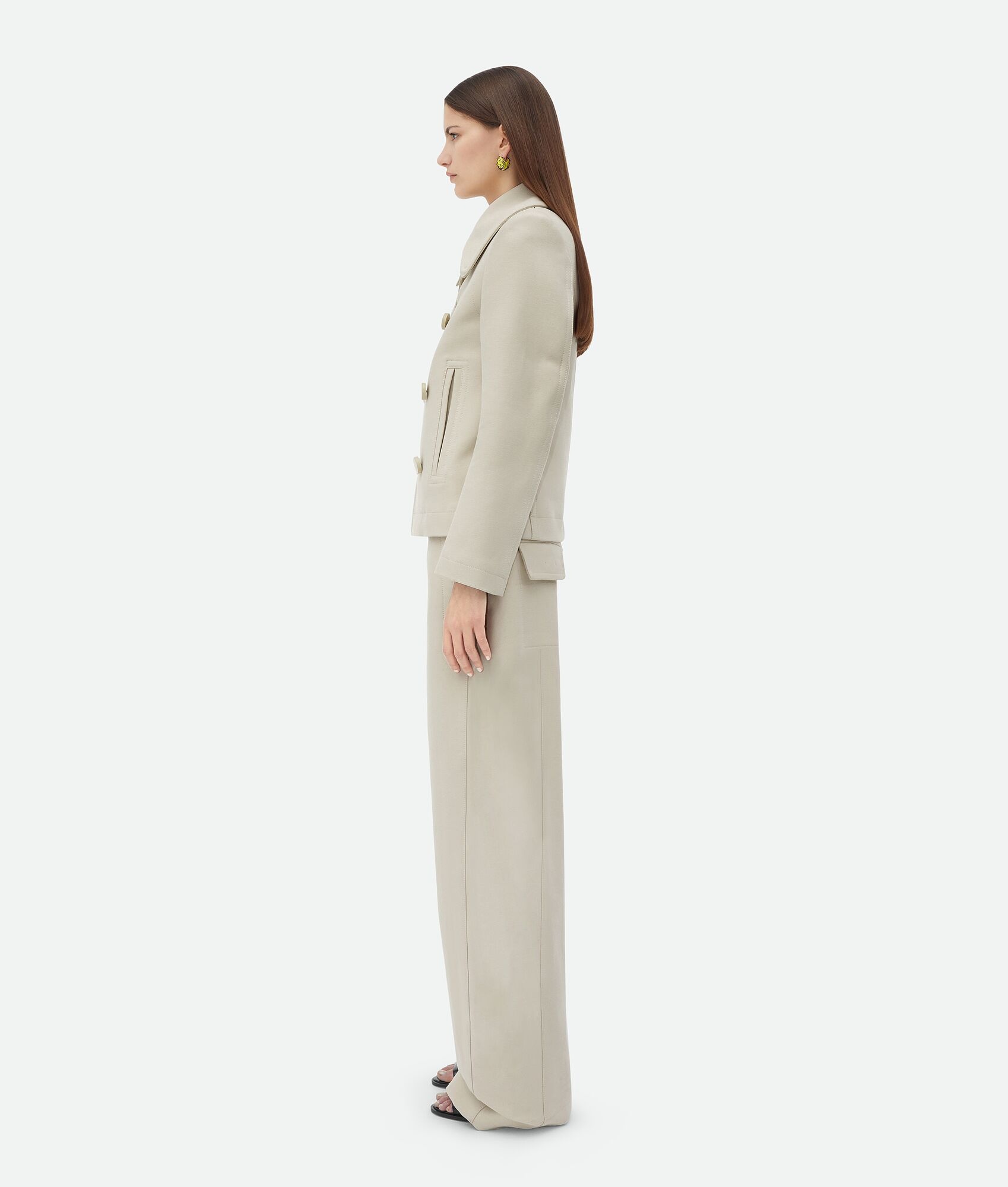 Cotton Gabardine Caban - 2
