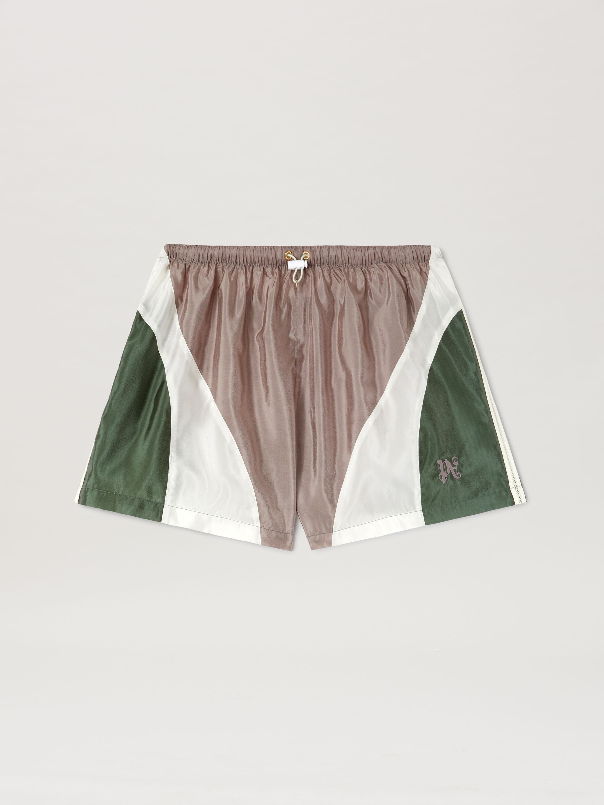 Monogram Colorblock Shorts - 1