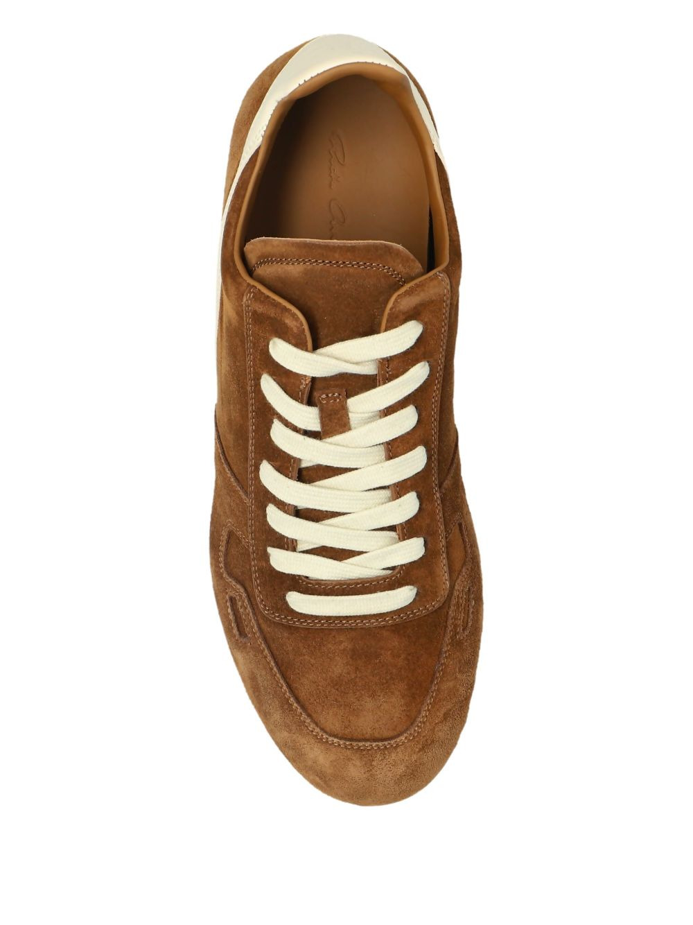Minimal Sneak suede leather panel sneakers - 3
