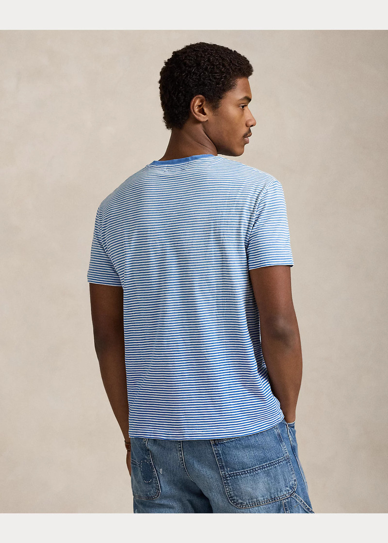 Classic Fit Striped Jersey T-Shirt 4