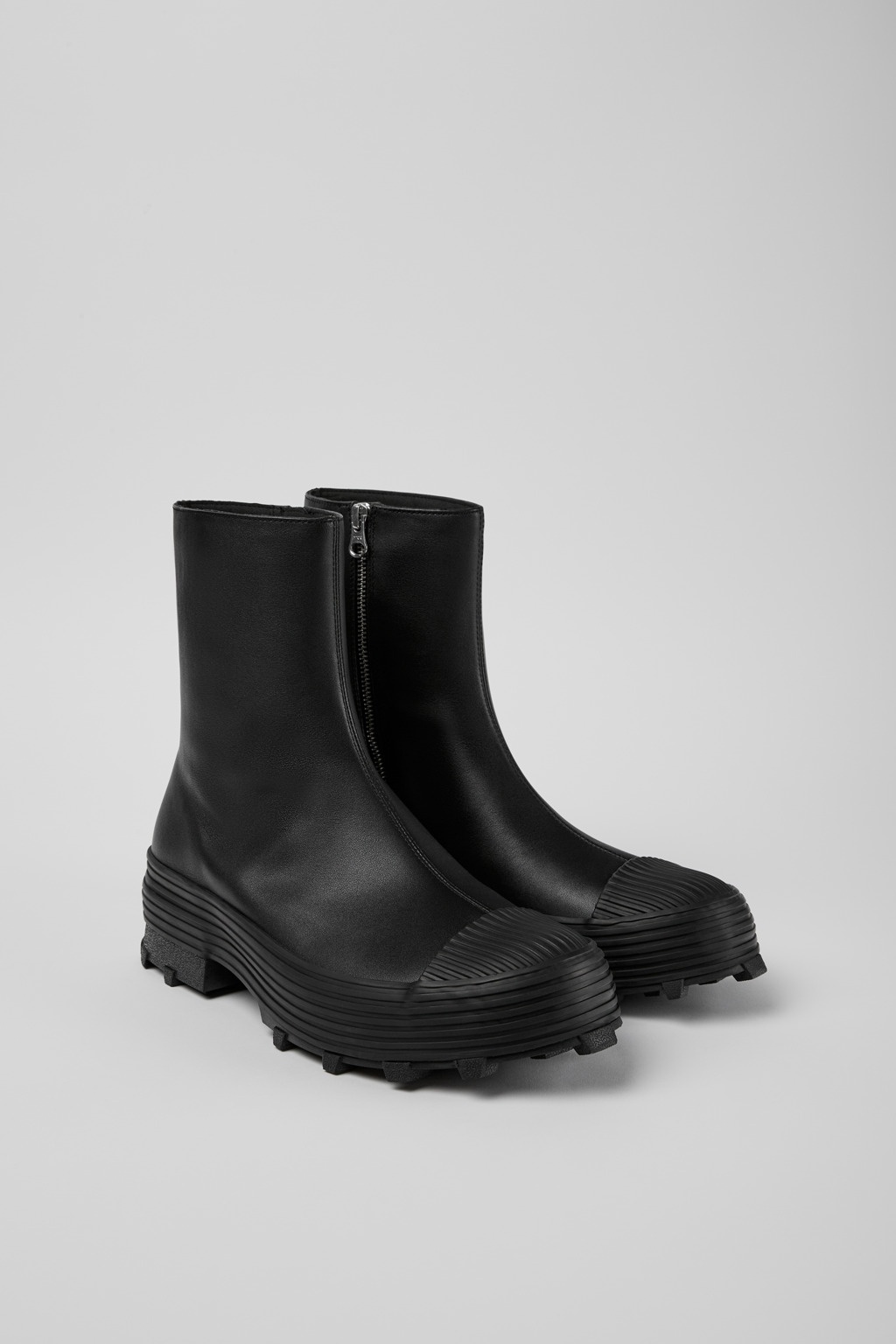 Black Leather Boots - 2