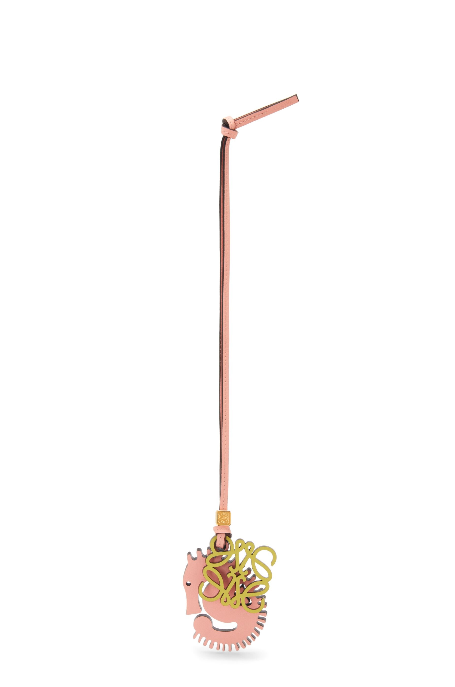 Seahorse charm in classic calfskin - 1