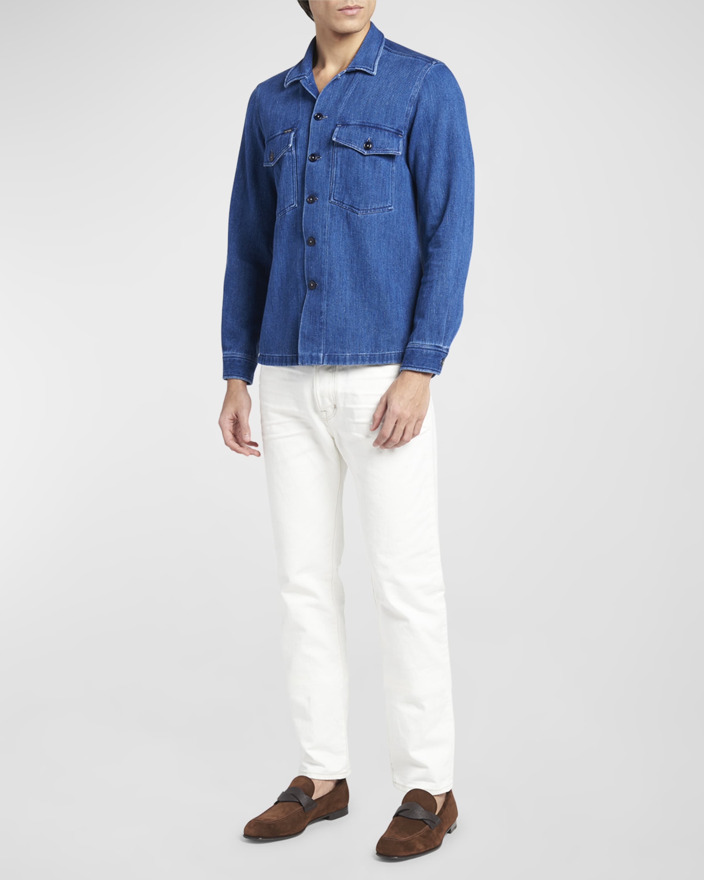 Men's Denim Overshirt - 3