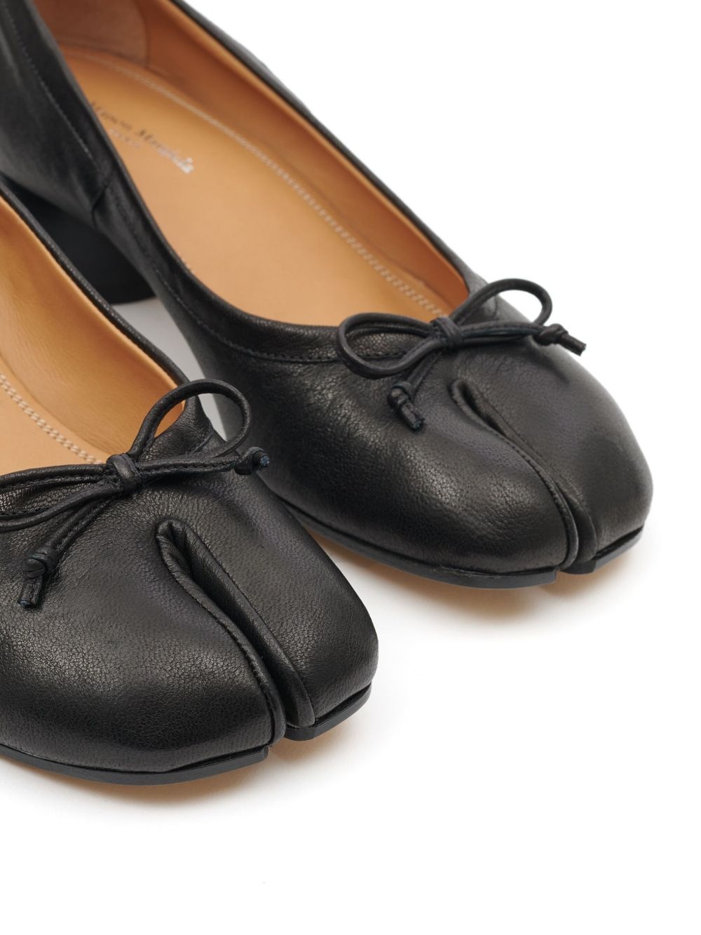 Tabi 30mm leather ballerina pumps - 5