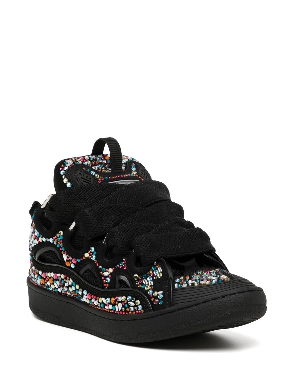 curb rhinestone sneakers - 2
