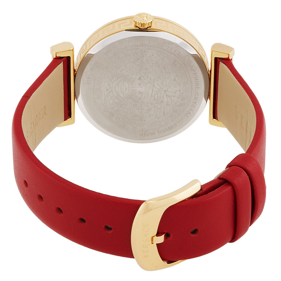 Versace Regalia Quartz Crystal Red Dial Ladies Watch VE6J00423 - 3