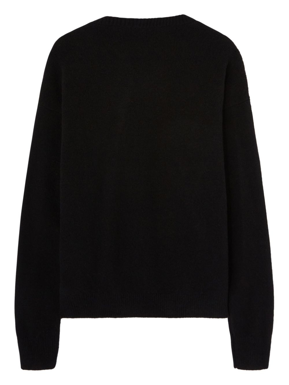embroidered crew-neck jumper - 2