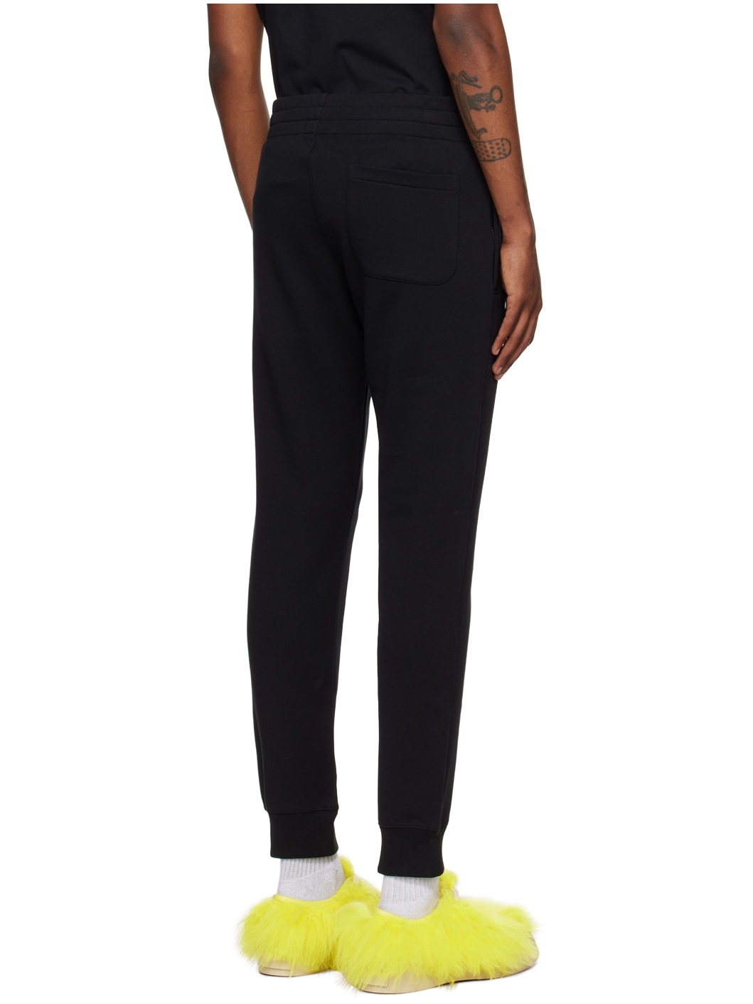 Black Drawstring Sweatpants - 3