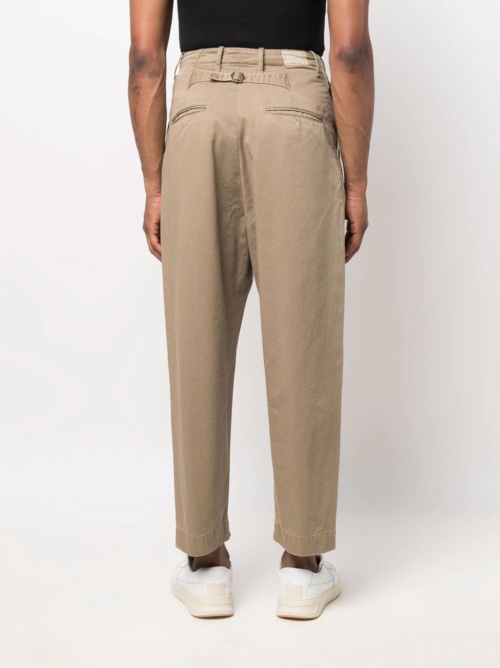 straight-leg chino trousers - 4