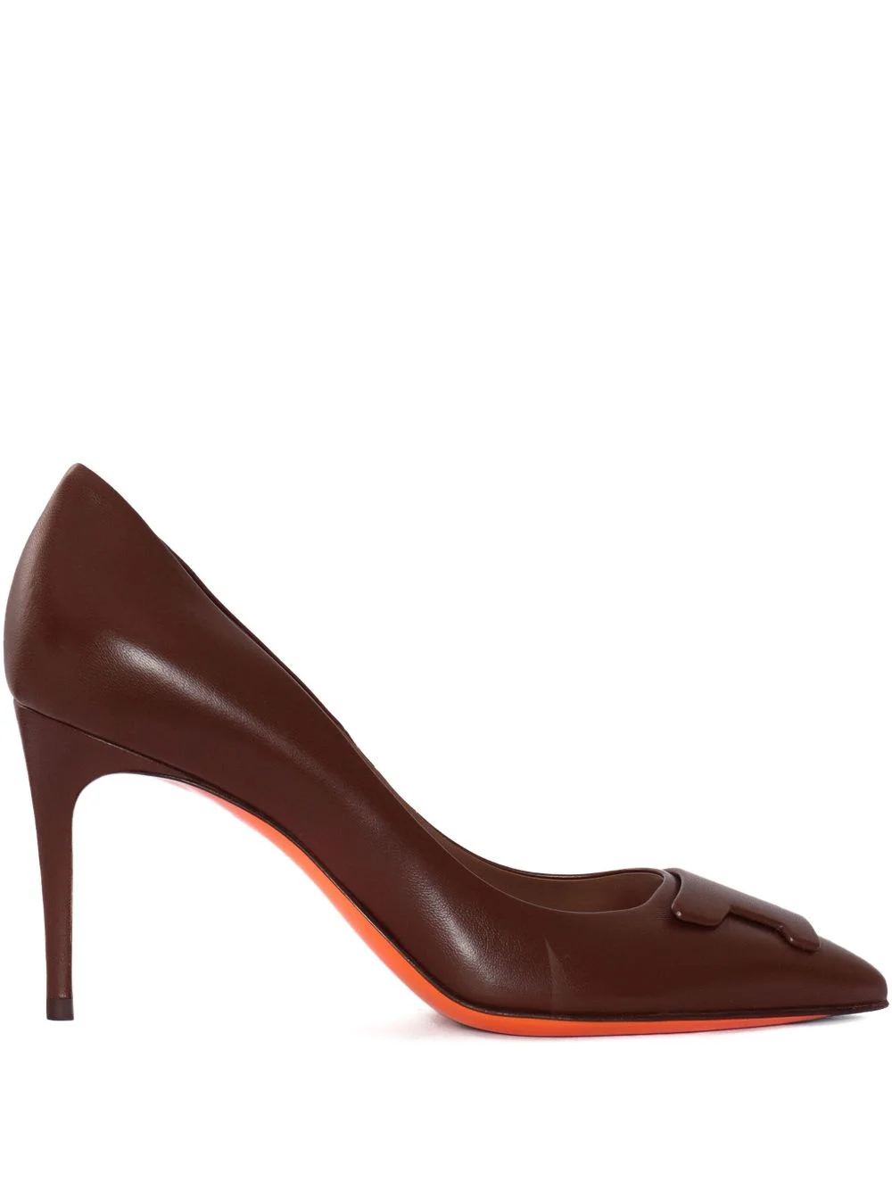 85mm leather pumps - 1