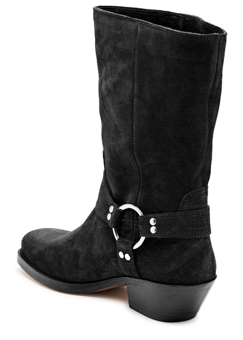 Isabel Marant Antya 50 suede ankle boots outlook