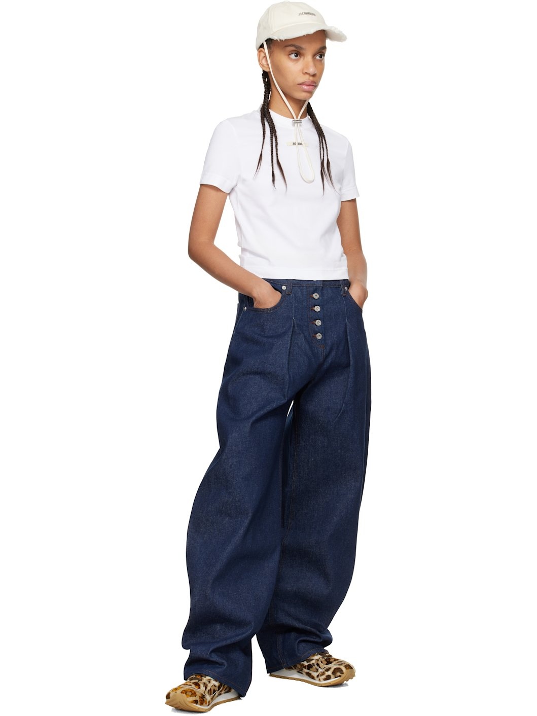 White Les Classiques 'The Gros Grain' T-shirt - 4