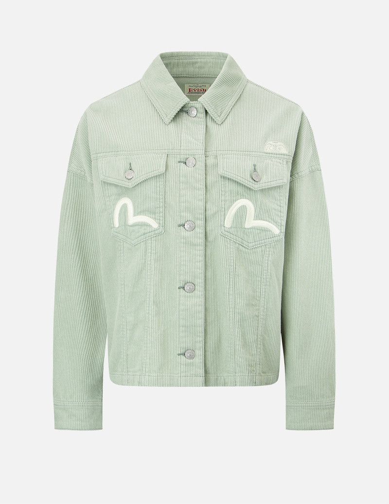EVISU EVISU Squad Embroidery Corduroy Jacket outlook