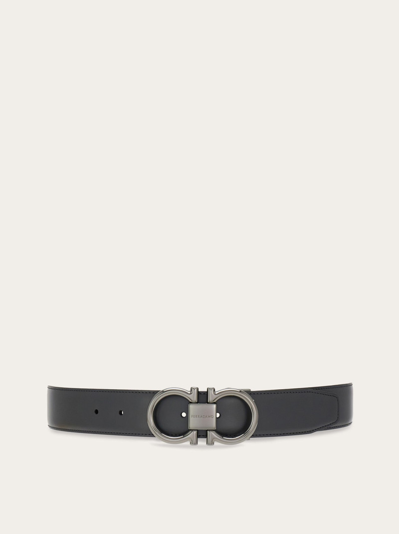 Reversible and adjustable Gancini belt 1