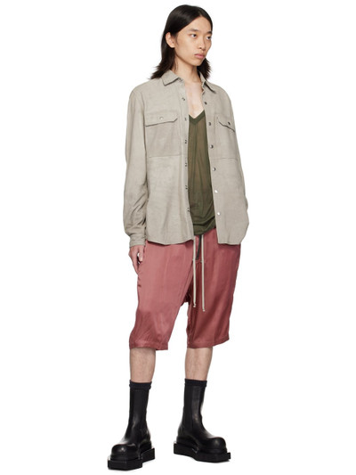 Rick Owens Pink Porterville Bela Pods Shorts outlook