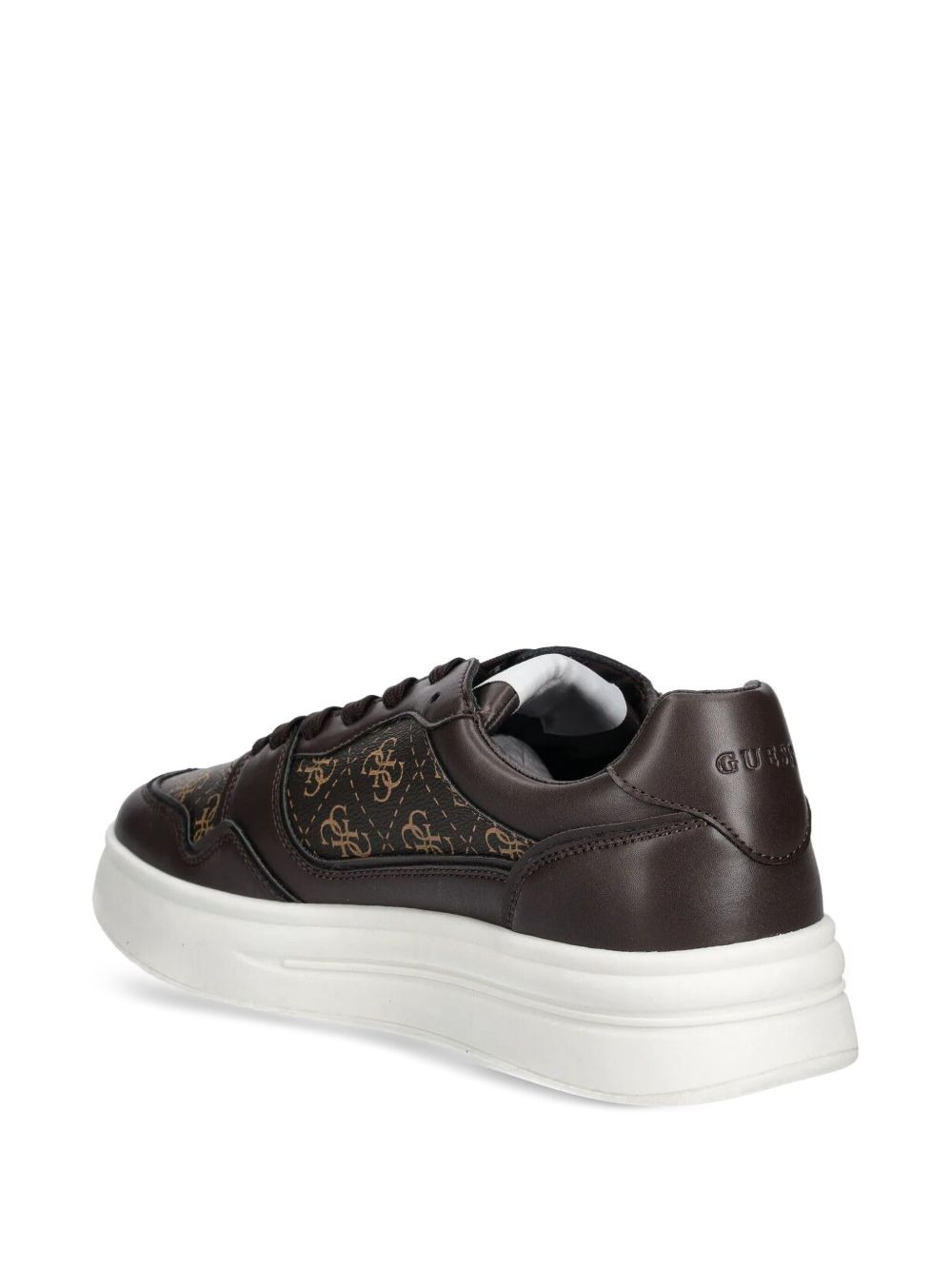 monogram-embellished lace-up sneakers - 3