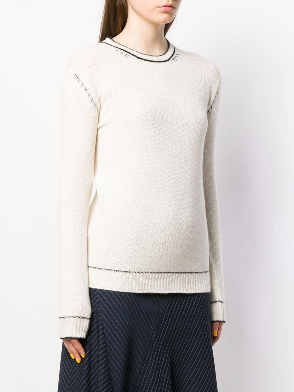 slim-fit cashmere jumper - 3