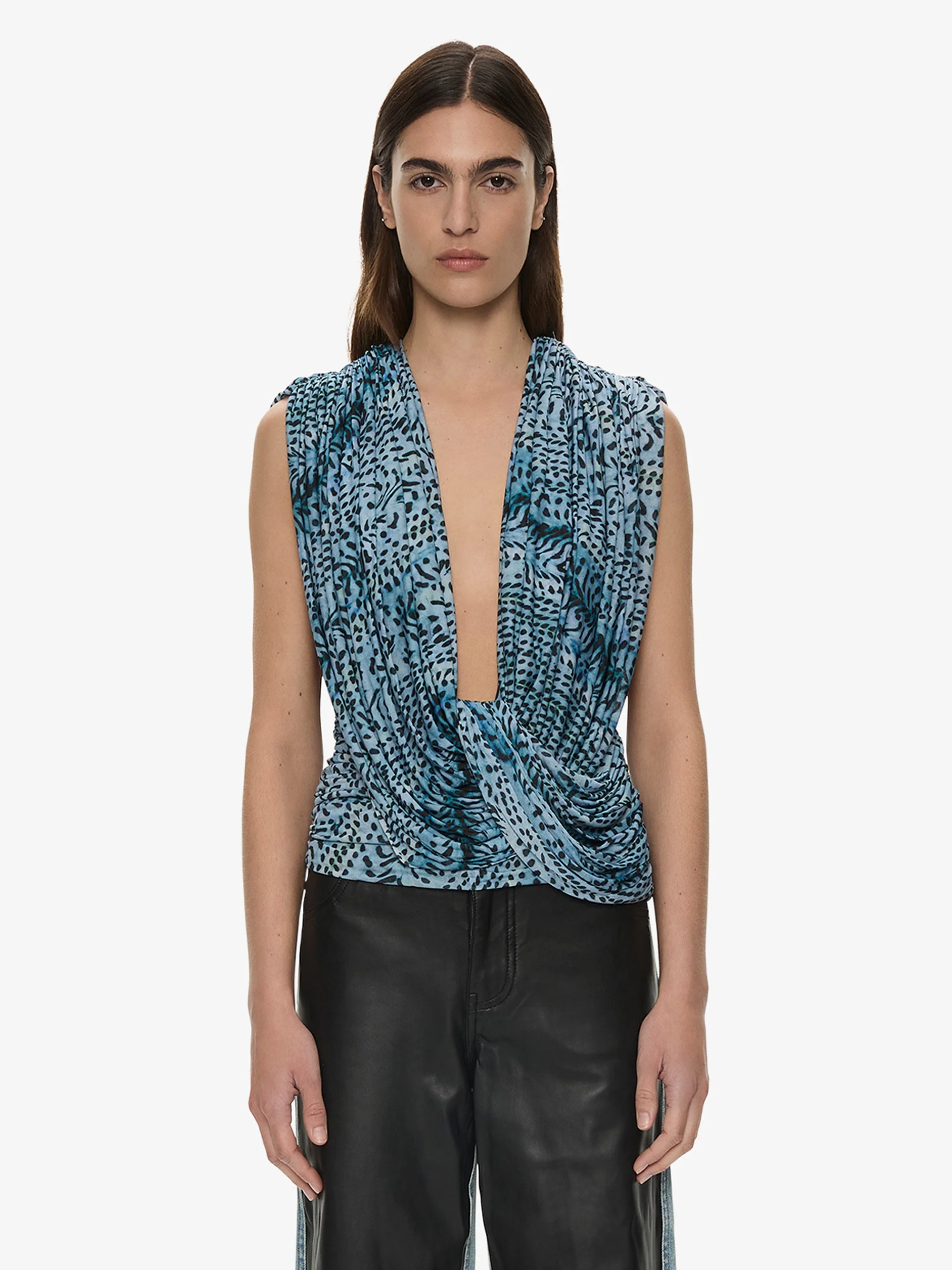Ripple Drape Top - 1
