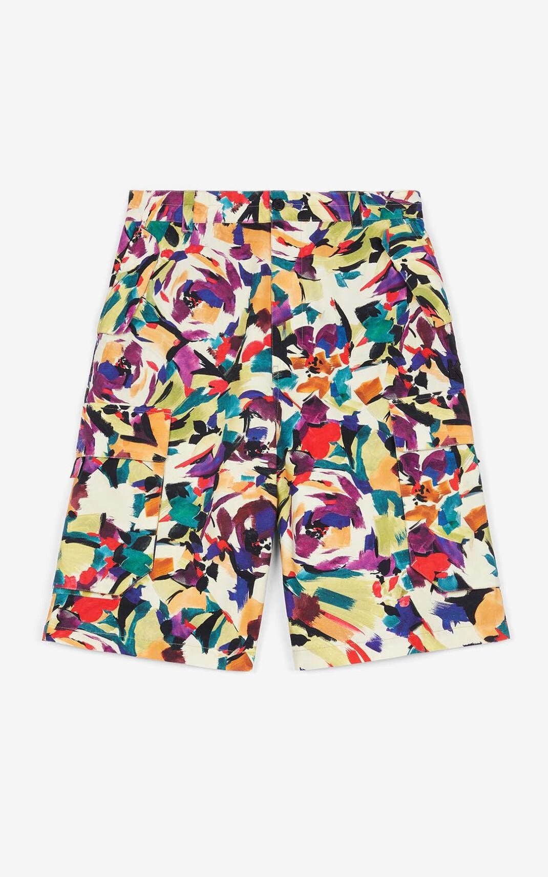 'Archive Floral' cargo shorts - 1