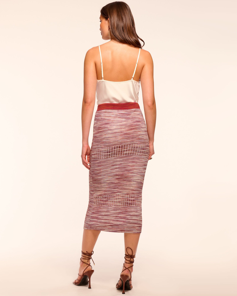 Erica Space Dye Knit Midi Skirt 5