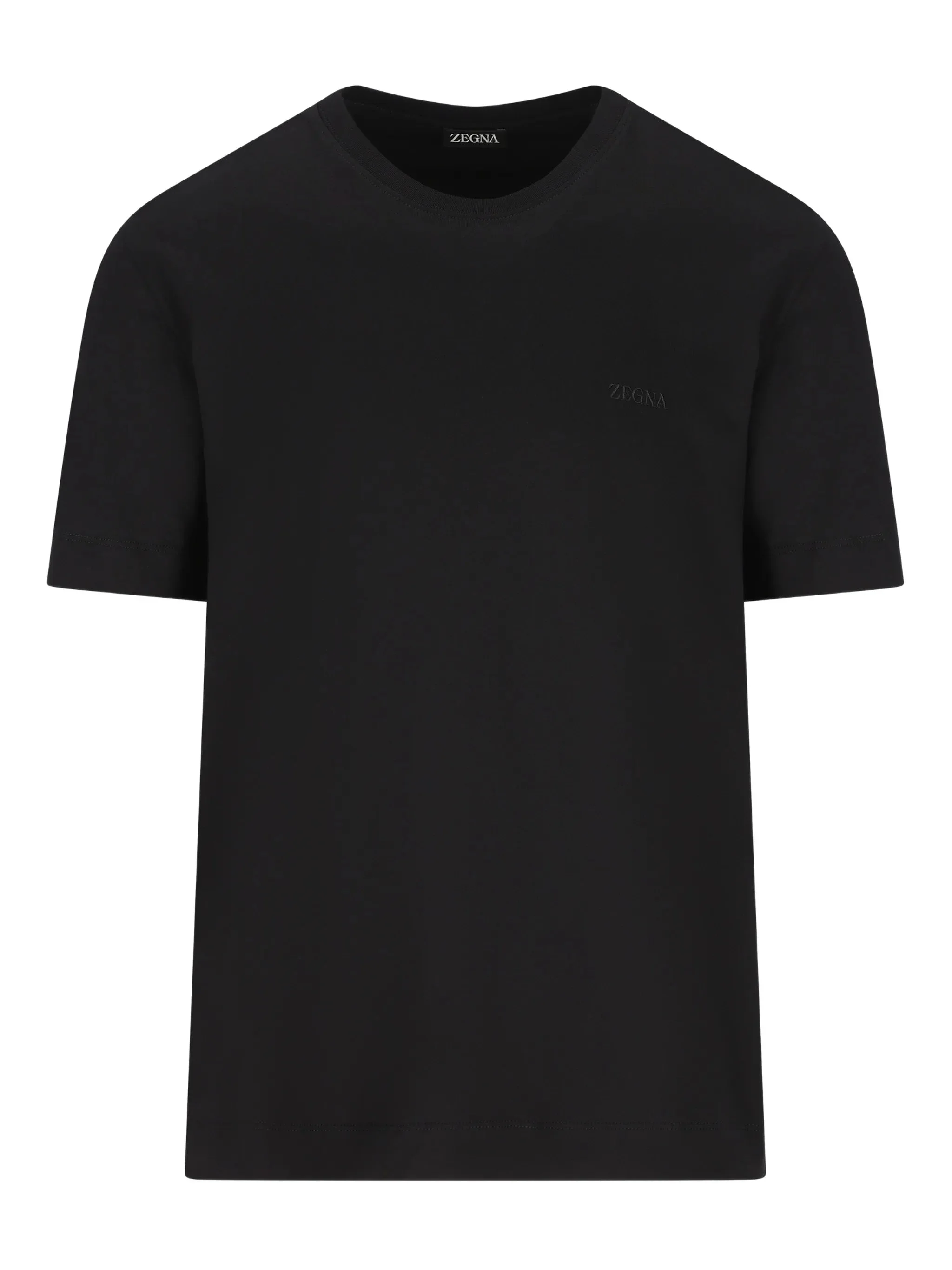 Zegna Logo-embroidered T-shirt - 1