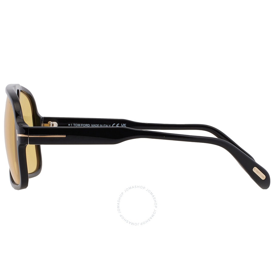 Tom Ford Falconer Amber Navigator Men's Sunglasses FT0884 01E 60 - 4