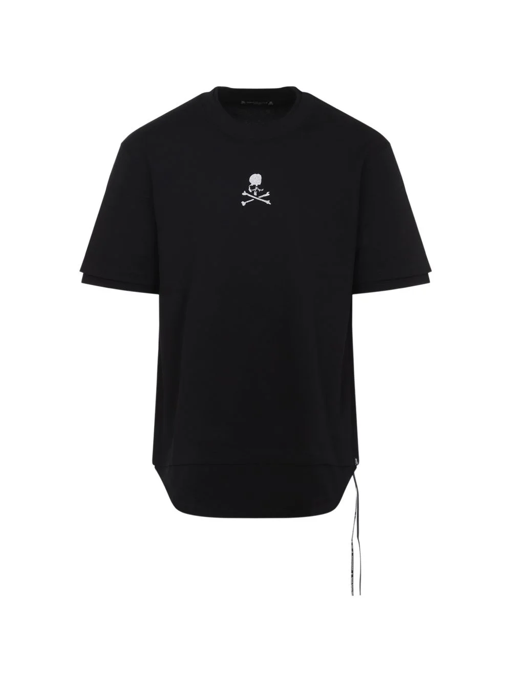 skull graphic layered T-shirt - 1