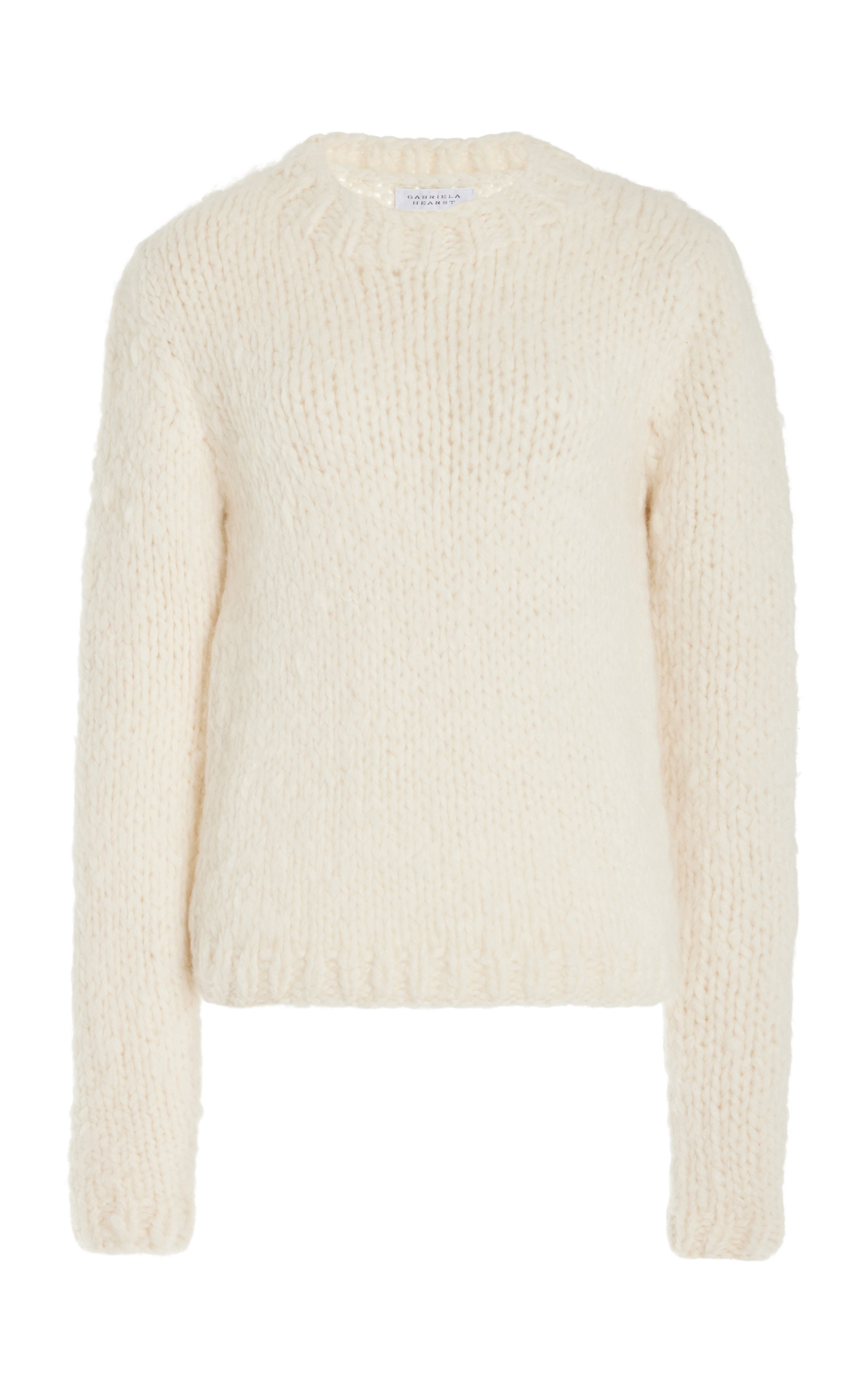 Dalton Sweater in Ivory Welfat Cashmere - 1