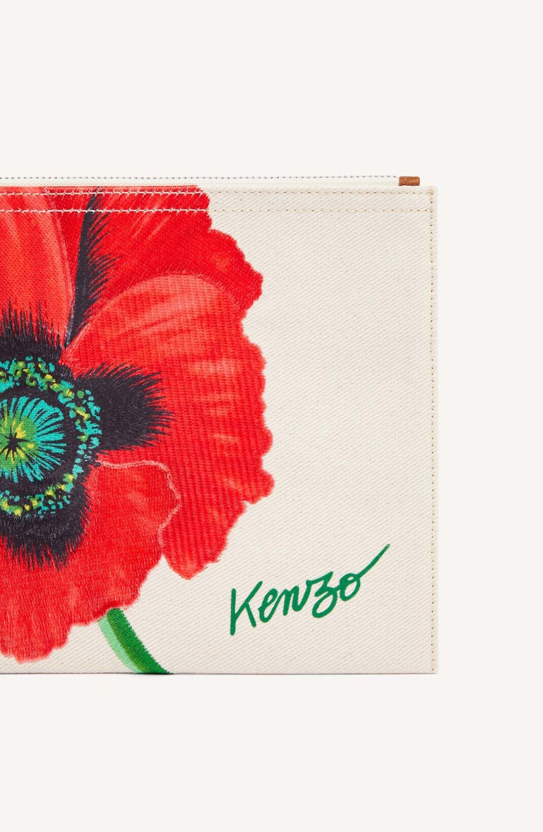 Large 'KENZO Poppy' clutch - 3