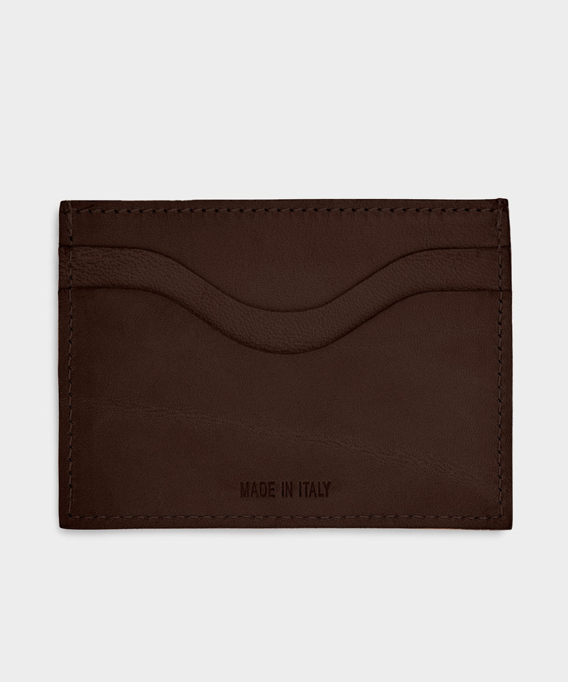 IL BISONTE Il Bisonte Salina Leather Card Holder outlook