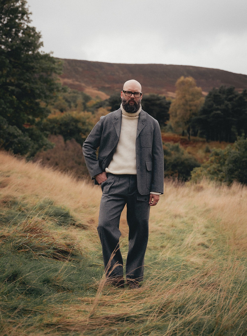 Nigel Cabourn Sandy Irvine Jacket in Grey Flannel outlook