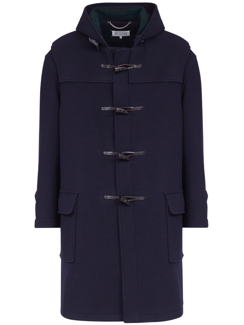 Hooded Wool Coat - 1