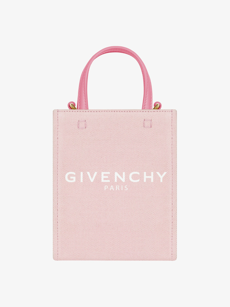 MINI G-TOTE SHOPPING BAG IN WASHED CANVAS 6