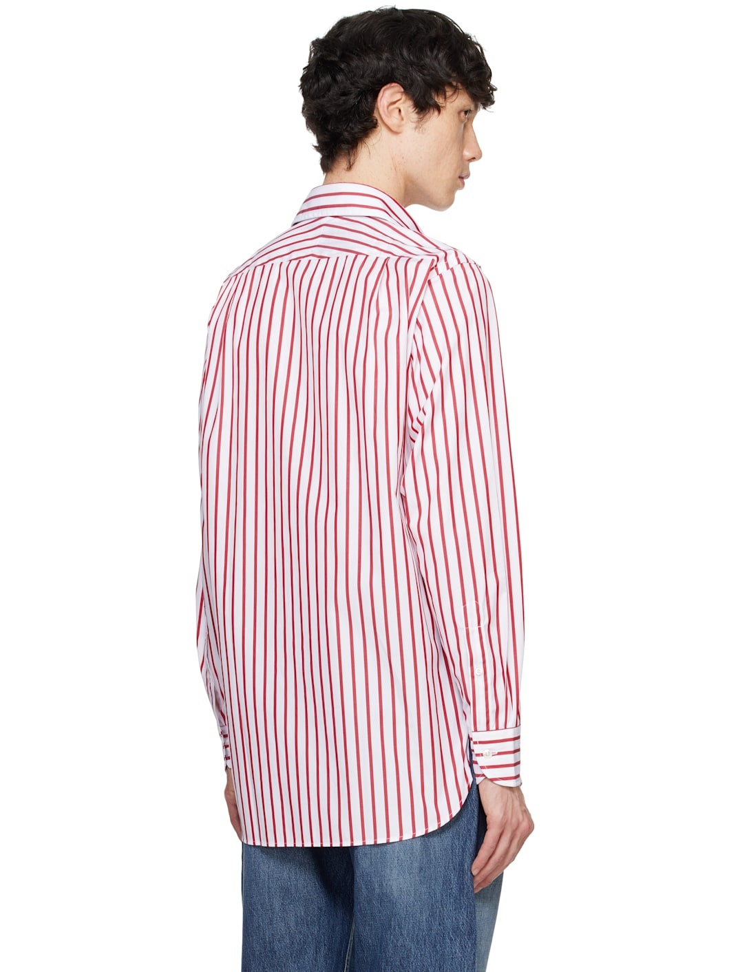 Red & White Striped Shirt - 3