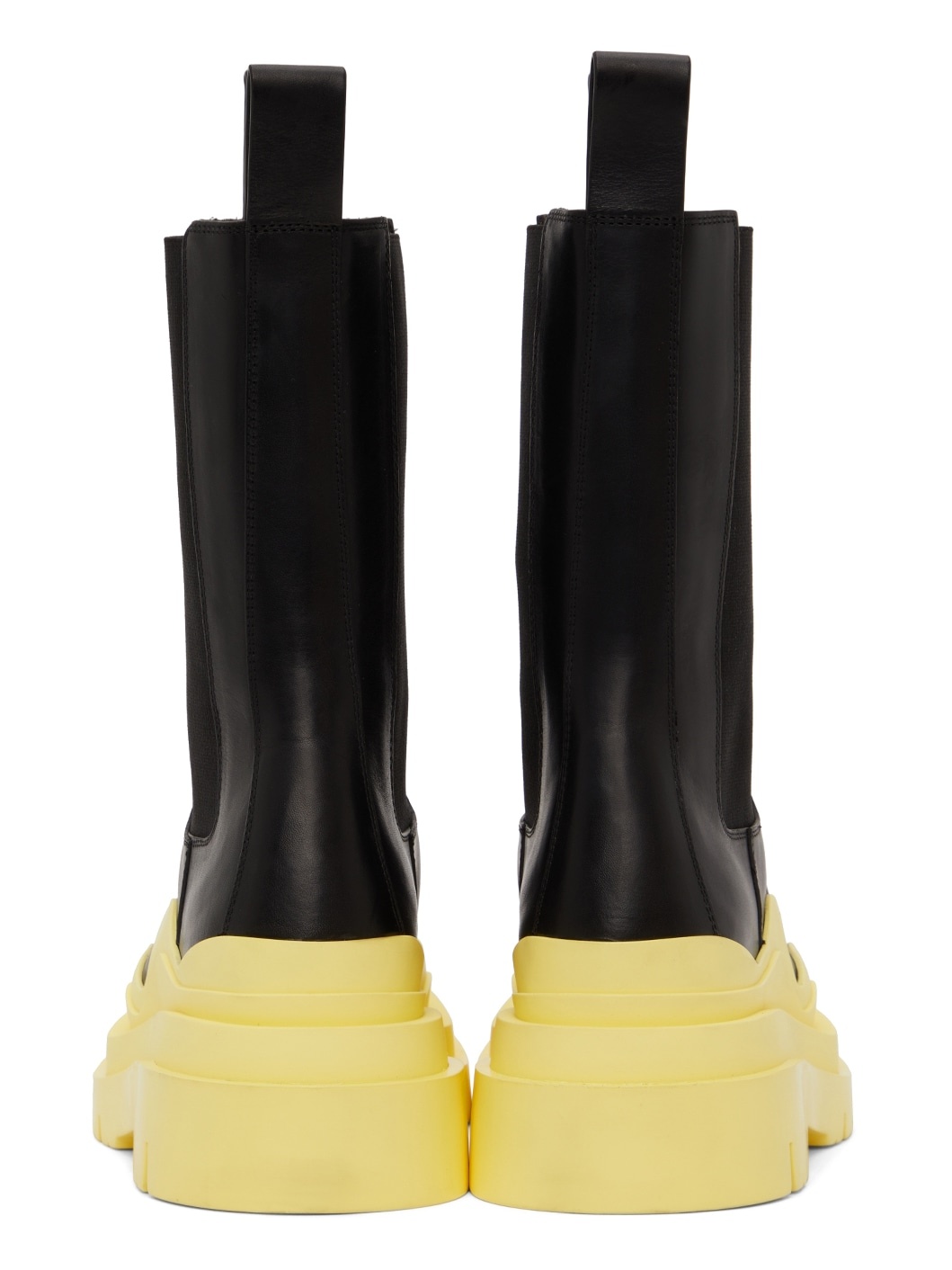 Black Tire Chelsea Boots - 2