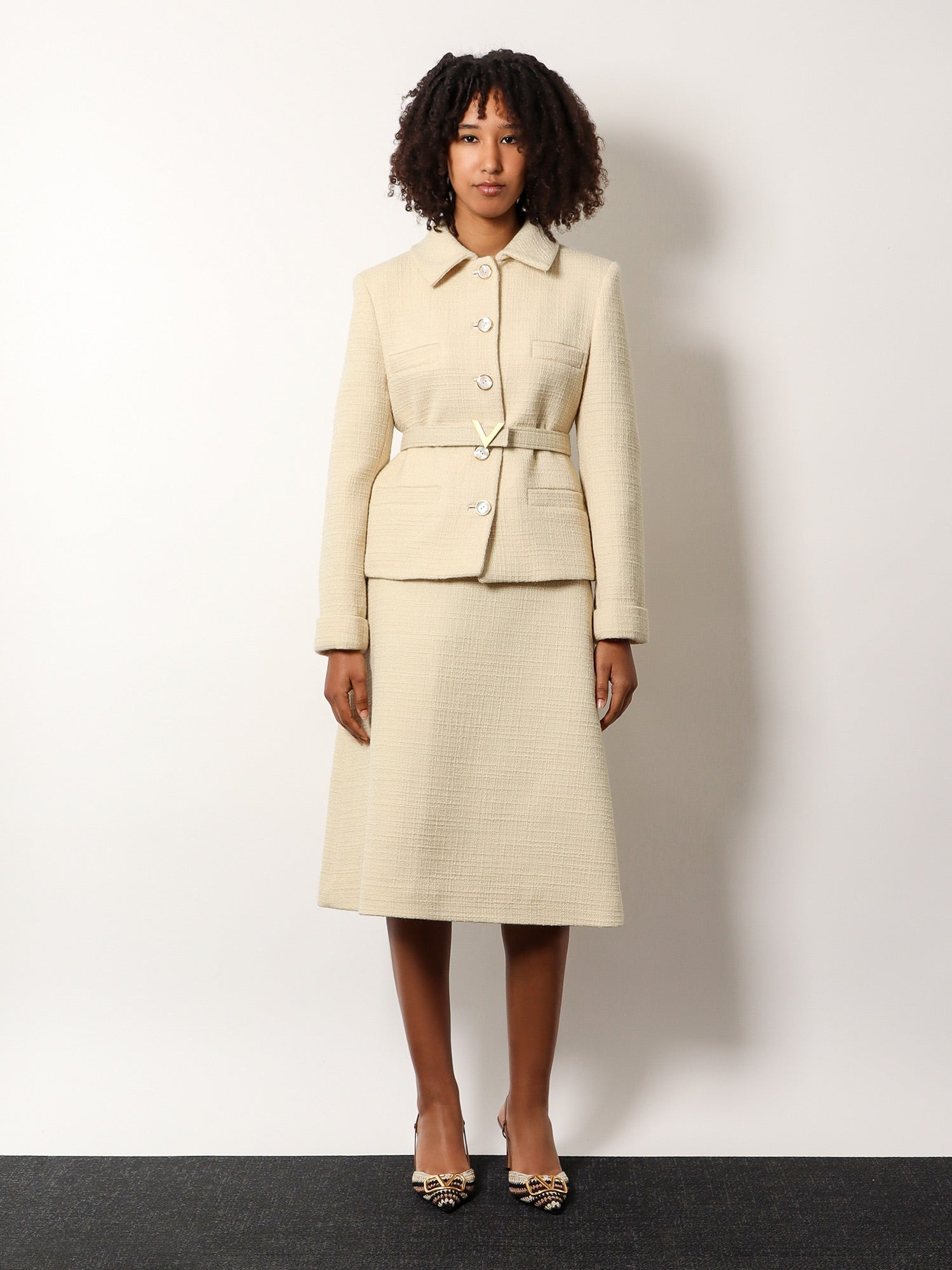 Valentino Virgin Wool Blazer With Silk Lining - 2