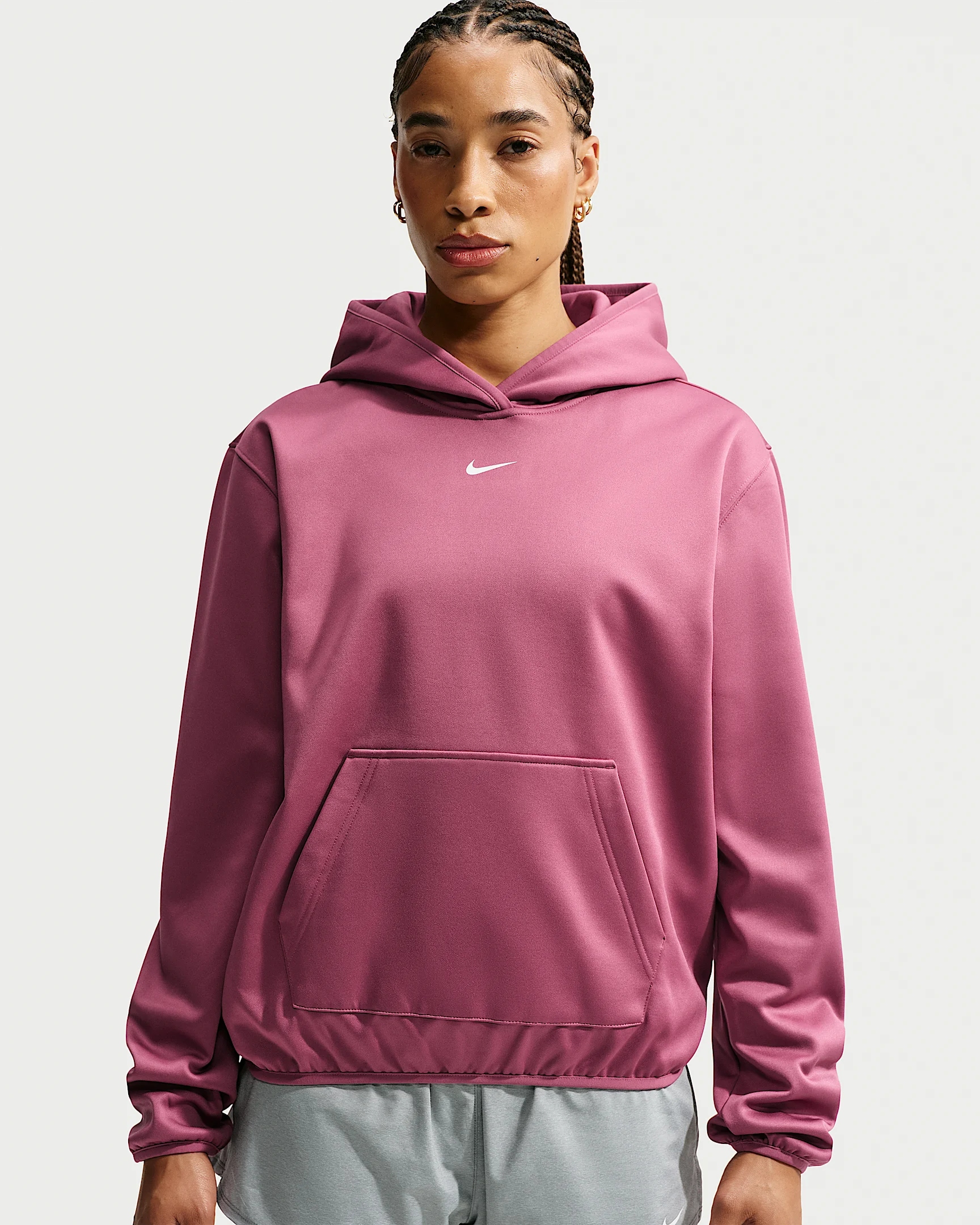 Nike Studio Fleece Sport Women's Therma-FIT Pullover Hoodie - 1