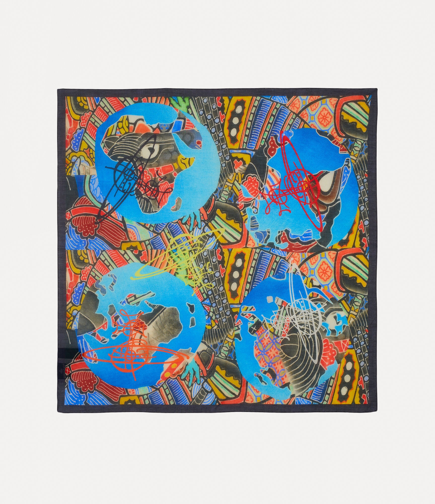 FOUR GLOBE BANDANA - 1