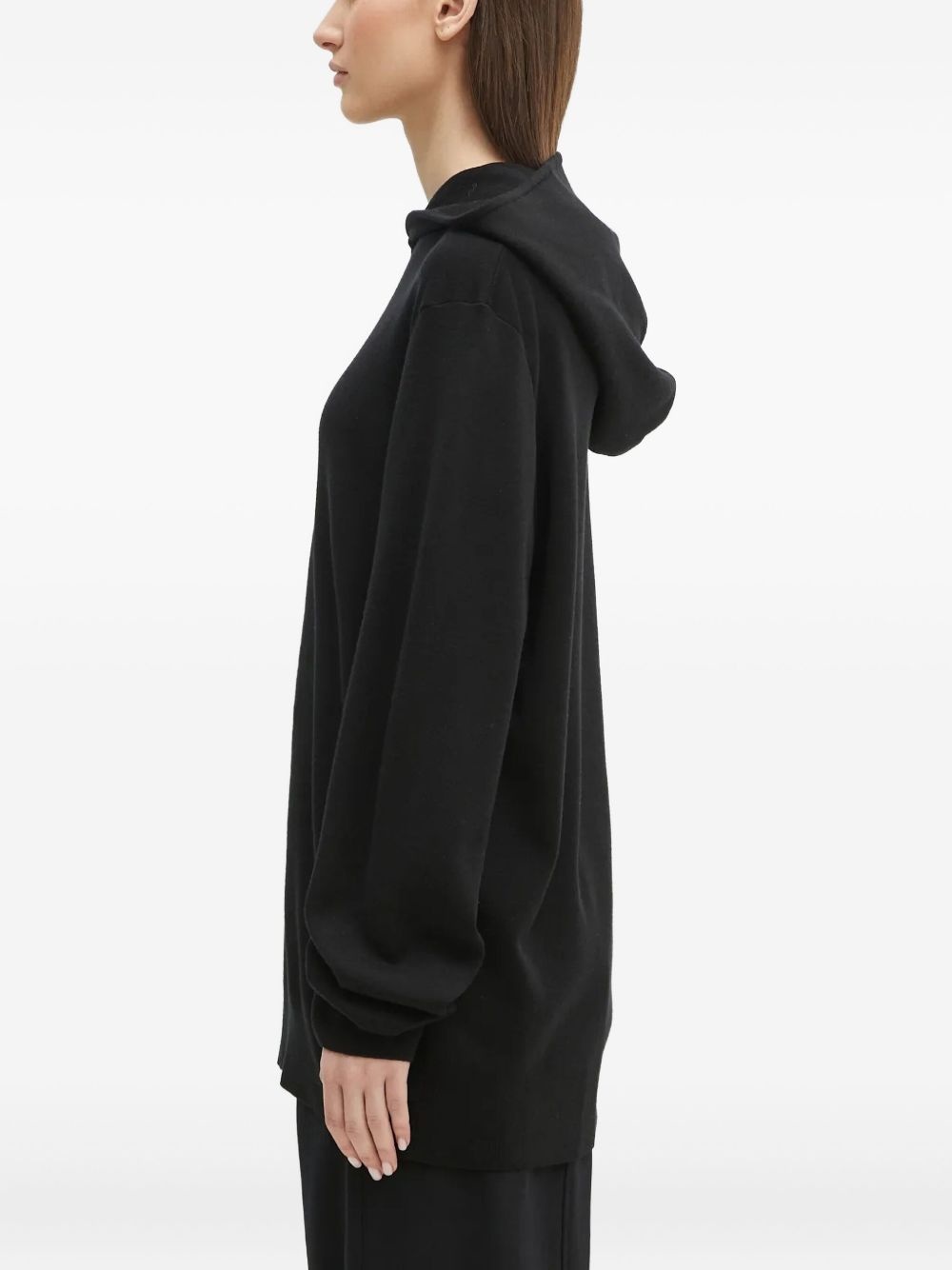 balloon-sleeve hoodie - 2