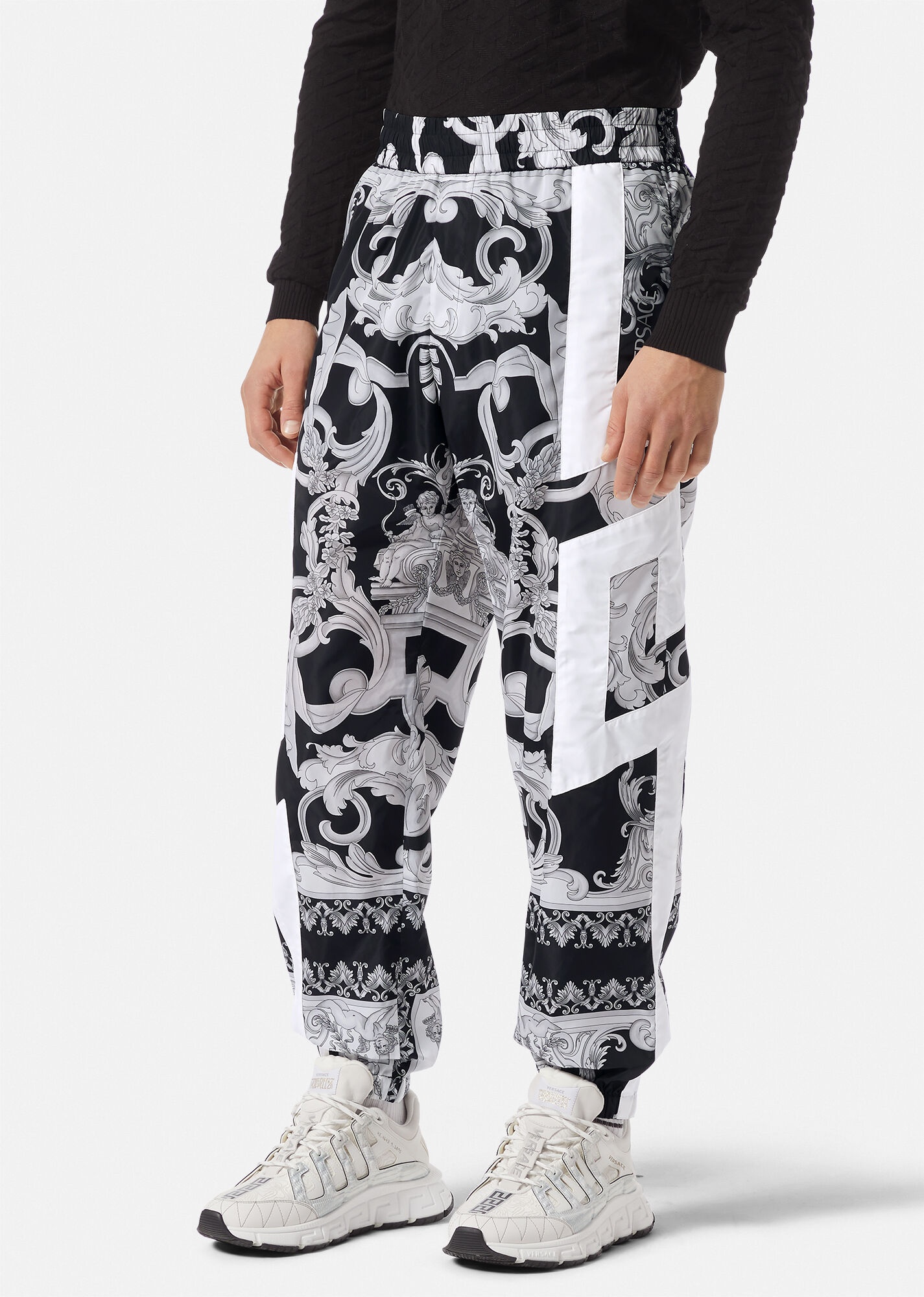 Silver Baroque Trackpants - 3