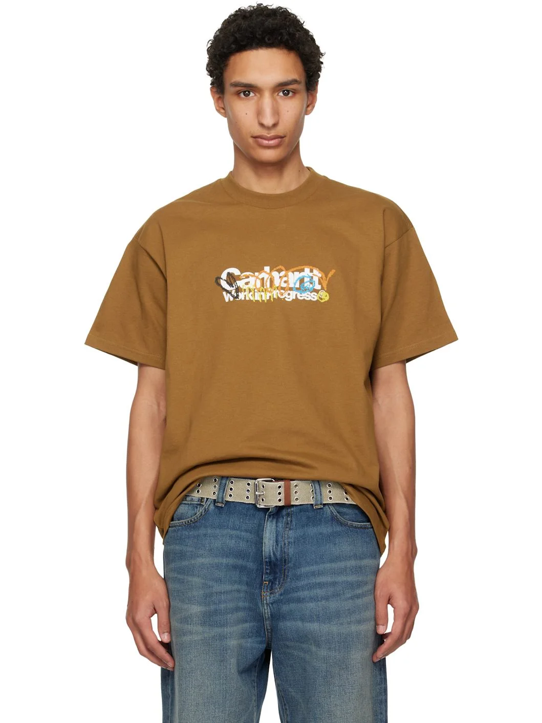 Brown S/S Primary T-shirt - 1